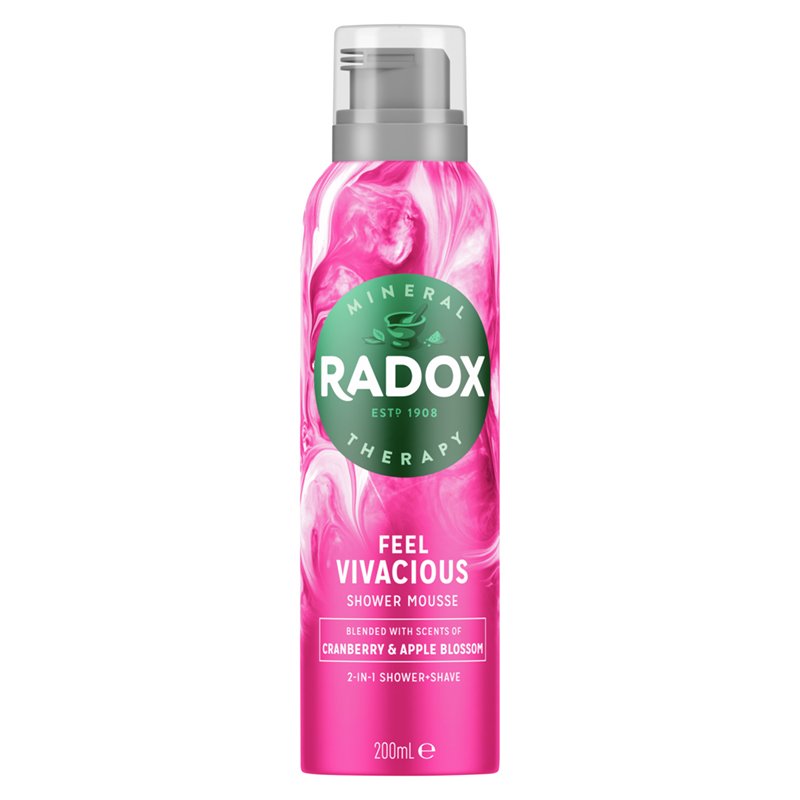 Radox Feel Vivacious Shower Mousse 200ml