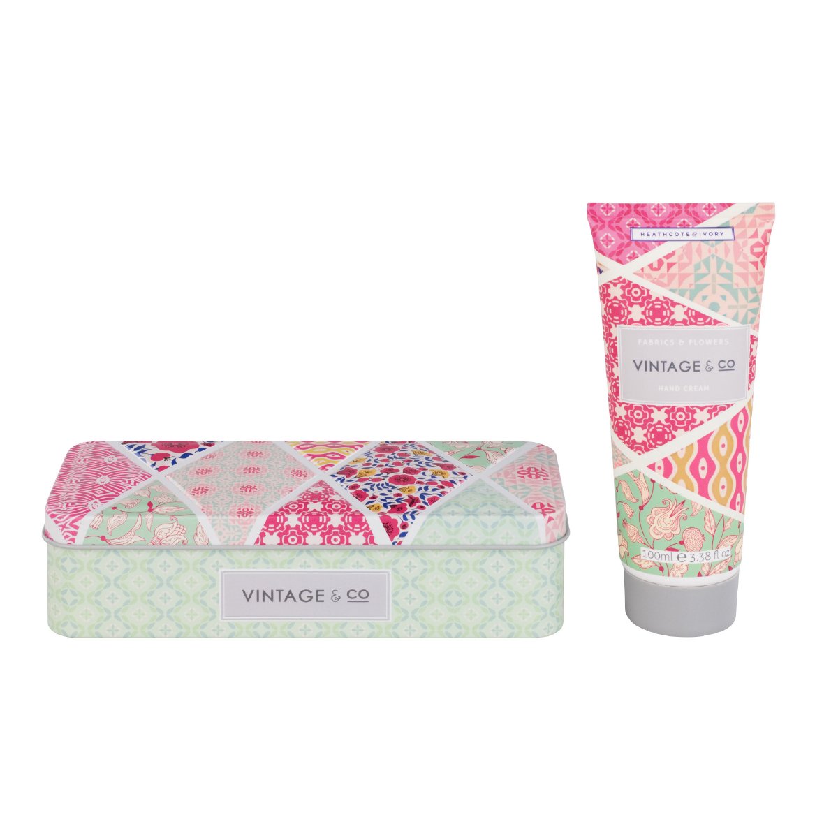 Heathcote And Ivory Vintage And Co Fabric And Flowers 100ml Hand Cream