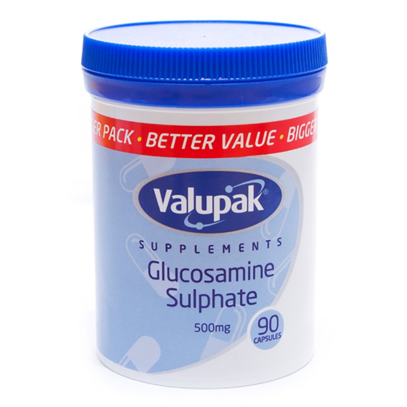Valupak Bigger Value Supplements Glucosamine Sulphate 500Mg Capsules 90s