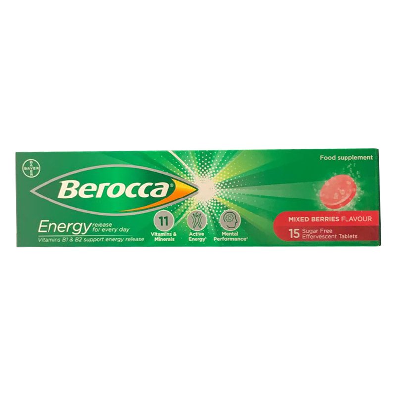 Berocca Effervescent Mixed Berries Tablets15s
