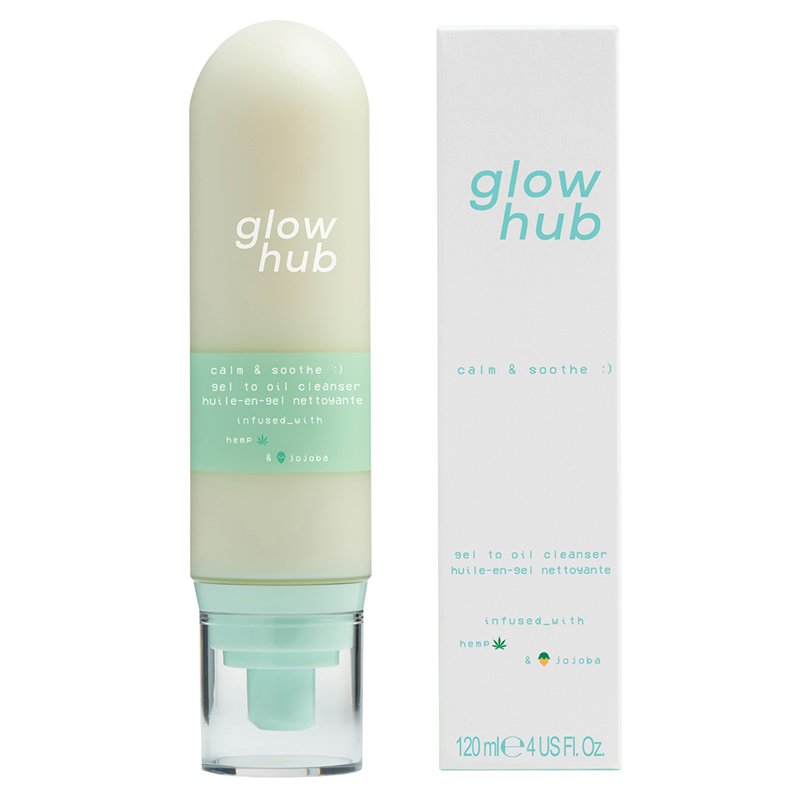 Glow Hub Calm And Soothe Gel To Oil Cleanser 120ml