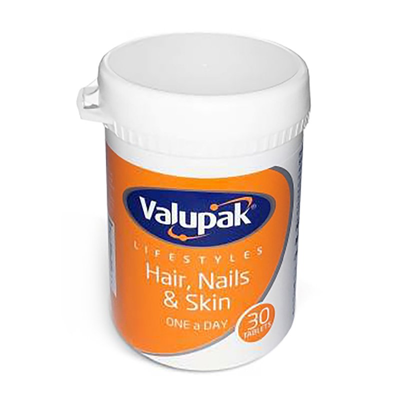Valupak Lifestyles Hair, Nails And Skin Tablets 30s