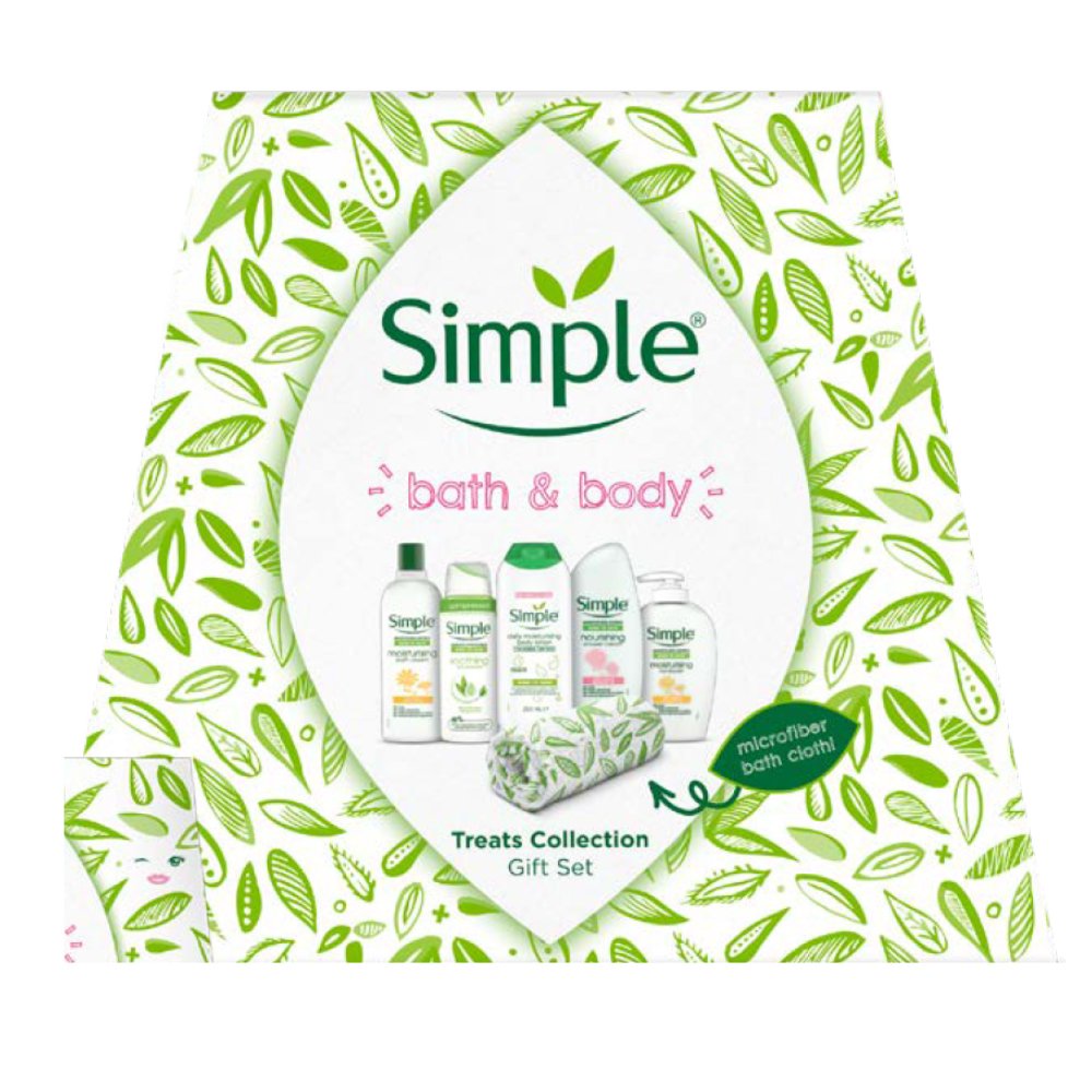 Simple Bath And Body Pamper Collection Giftset