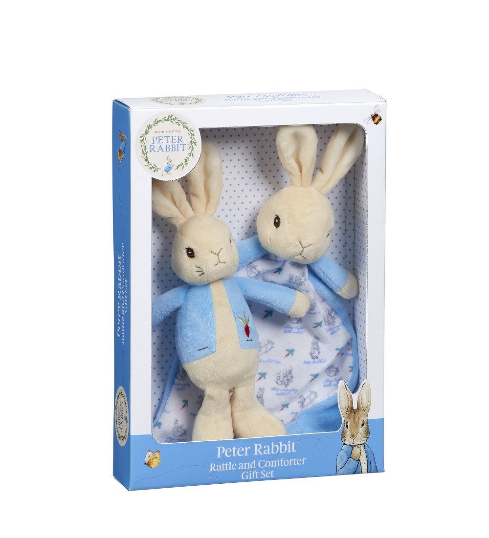 Peter Rabbit Peter Rabbit Rattle And Comfort Blanket Giftset