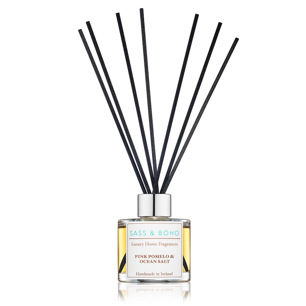 Sass And Boho Pink Pomelo And Ocean Salt Reed Diffuser 100ml