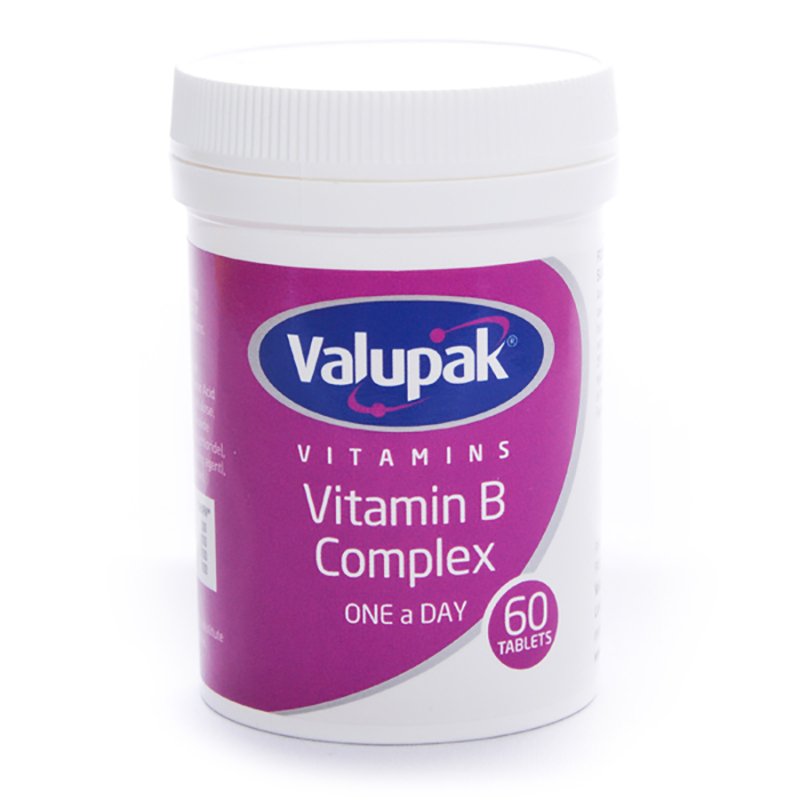 Valupak Vitamin Vitamin B Complex Tablets 60s