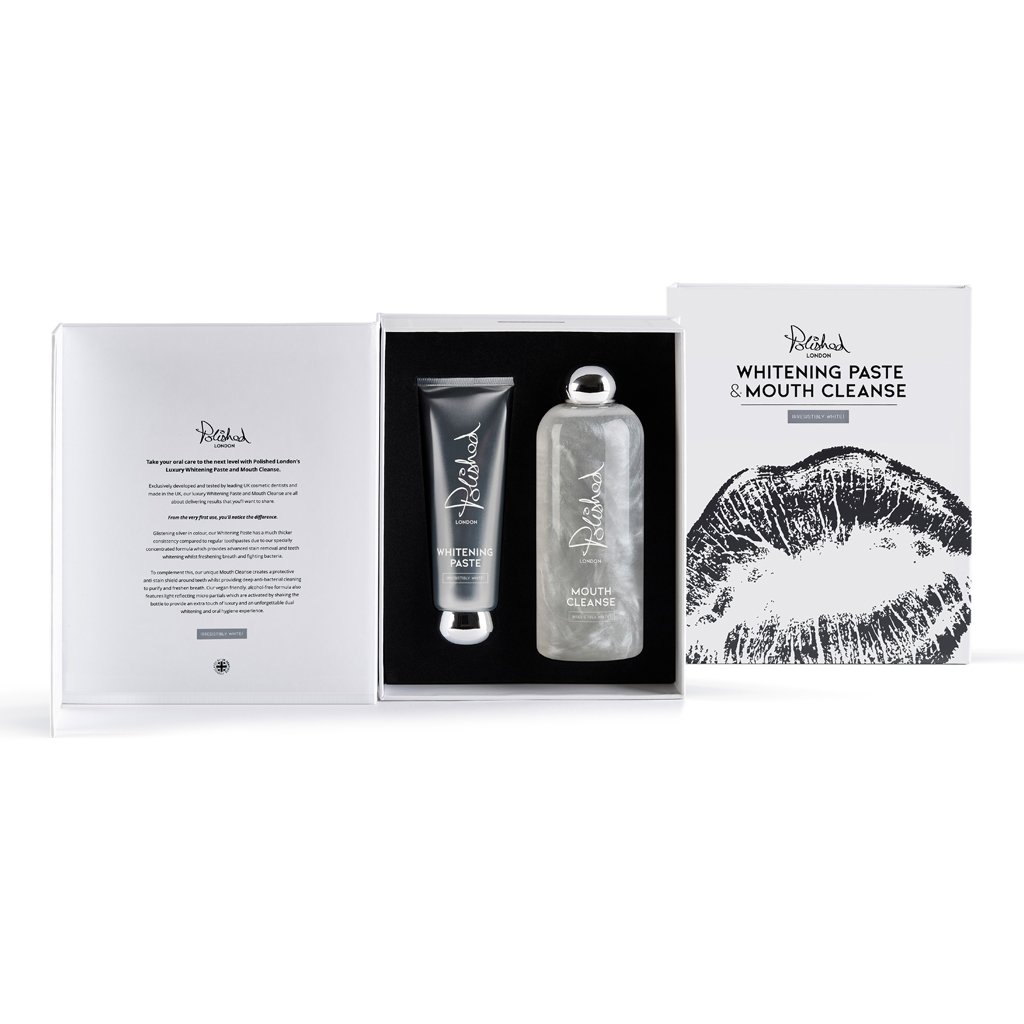 Polished London Whitening Paste And Mouth Cleanse Set