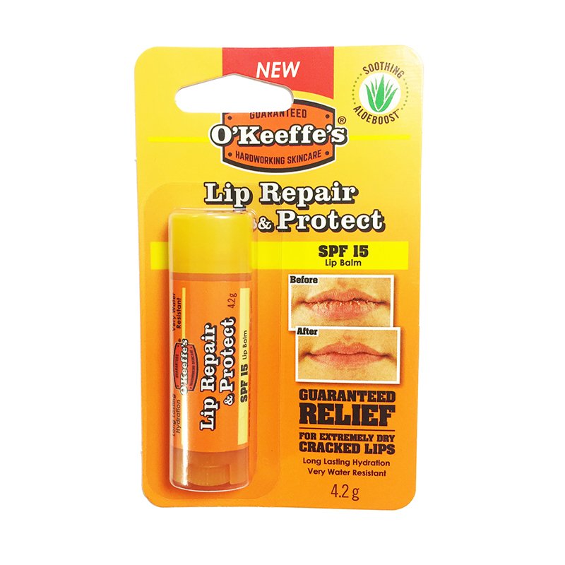 OKeeffes Lip Repair And Protect Lip Balm Stick SPF15 4.2g