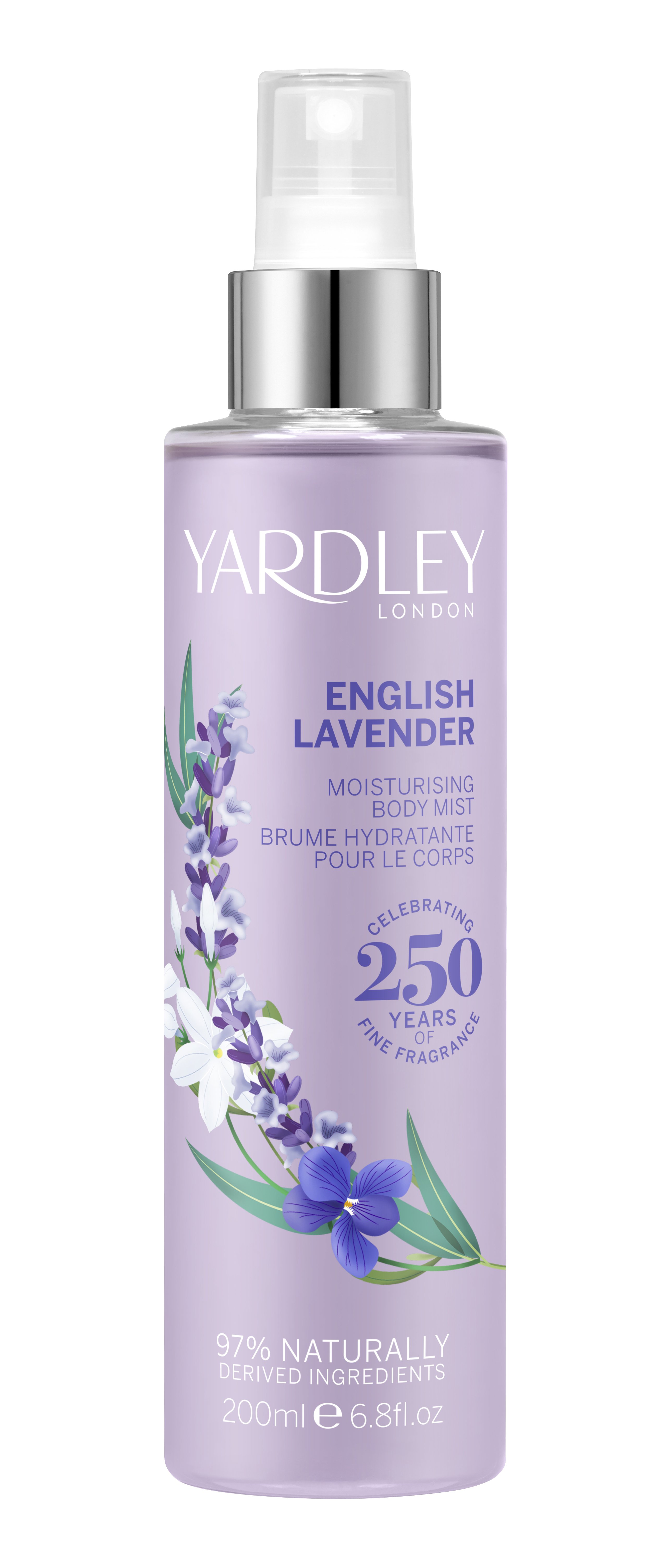 Yardley English Lavender 200ml Fragrance Mist