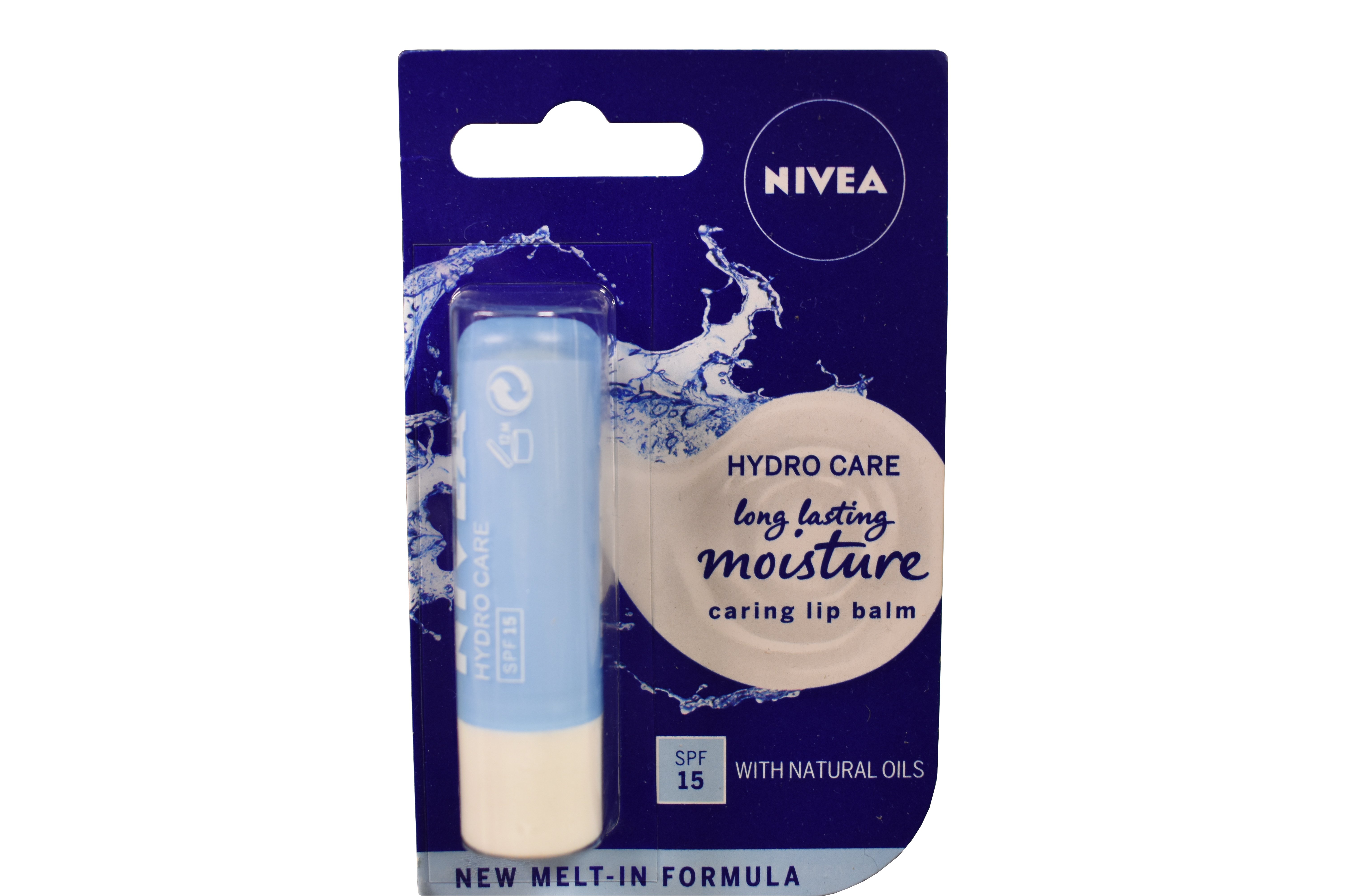Nivea Hydro Care Caring Lip Balm Stick SPF15 4.8g