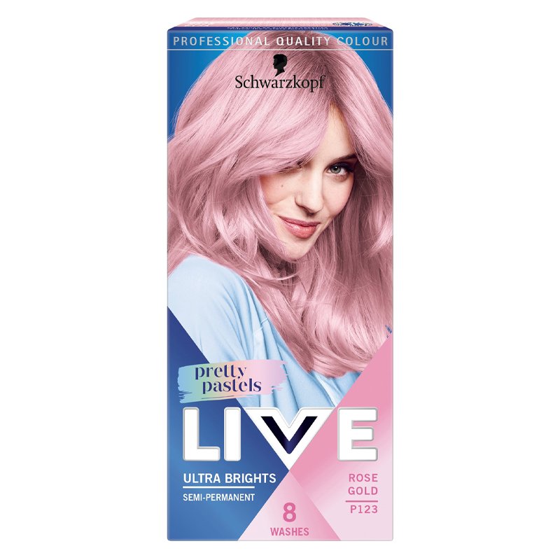 Live Ultra Brights Pretty Pastels Rose Gold P123