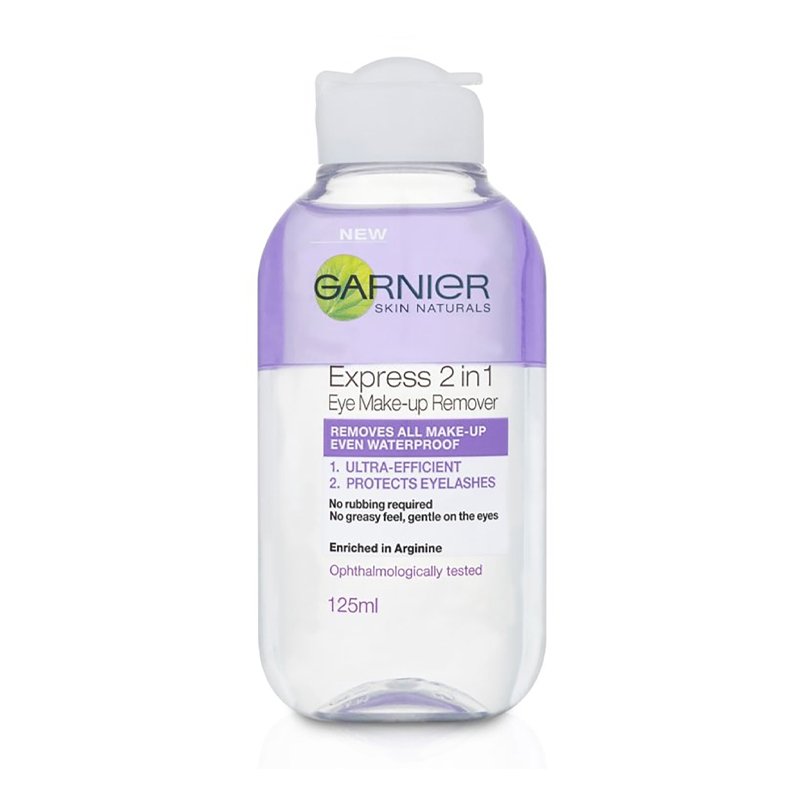 Garnier Skin Naturals Express 2 In 1 Eye Make Up Remover 125ml
