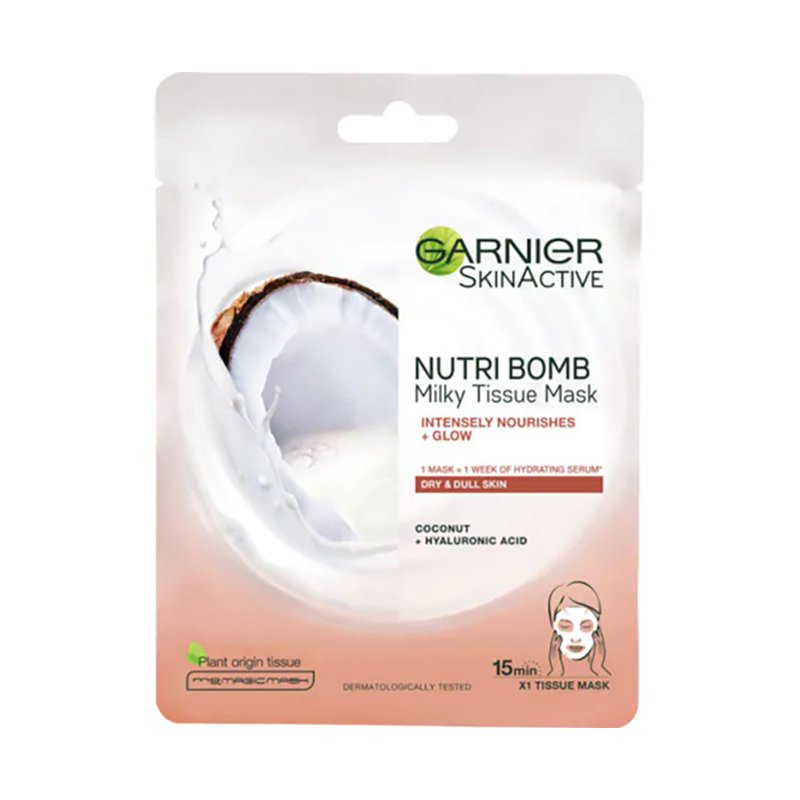 Garnier Skin Active Nutri Bomb Milky Coconut Tissue Mask 28g