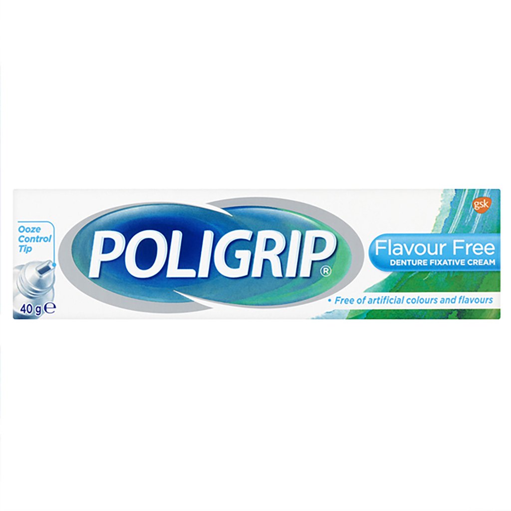 Poligrip Flavour Free Cream 40g