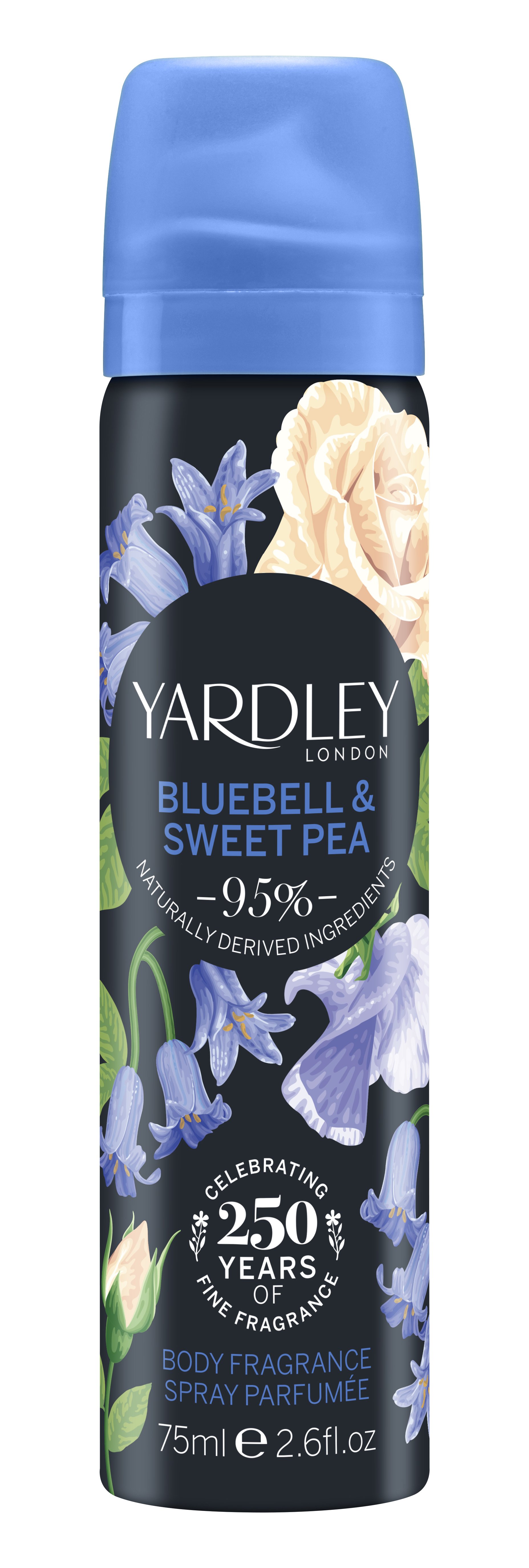 Yardley Bluebell And Sweet Pea 75ml Body Spray