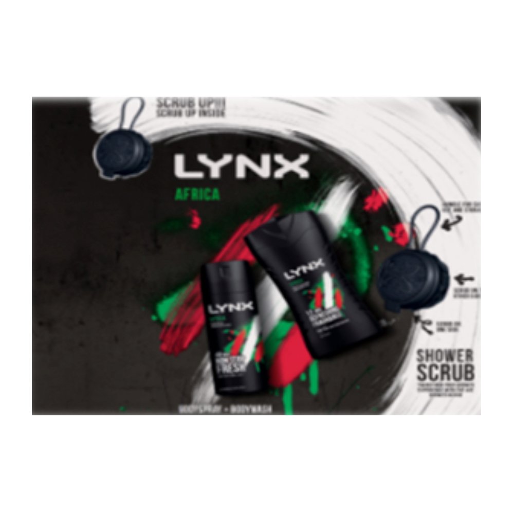 Lynx Africa Duo And Body Scrub Giftset