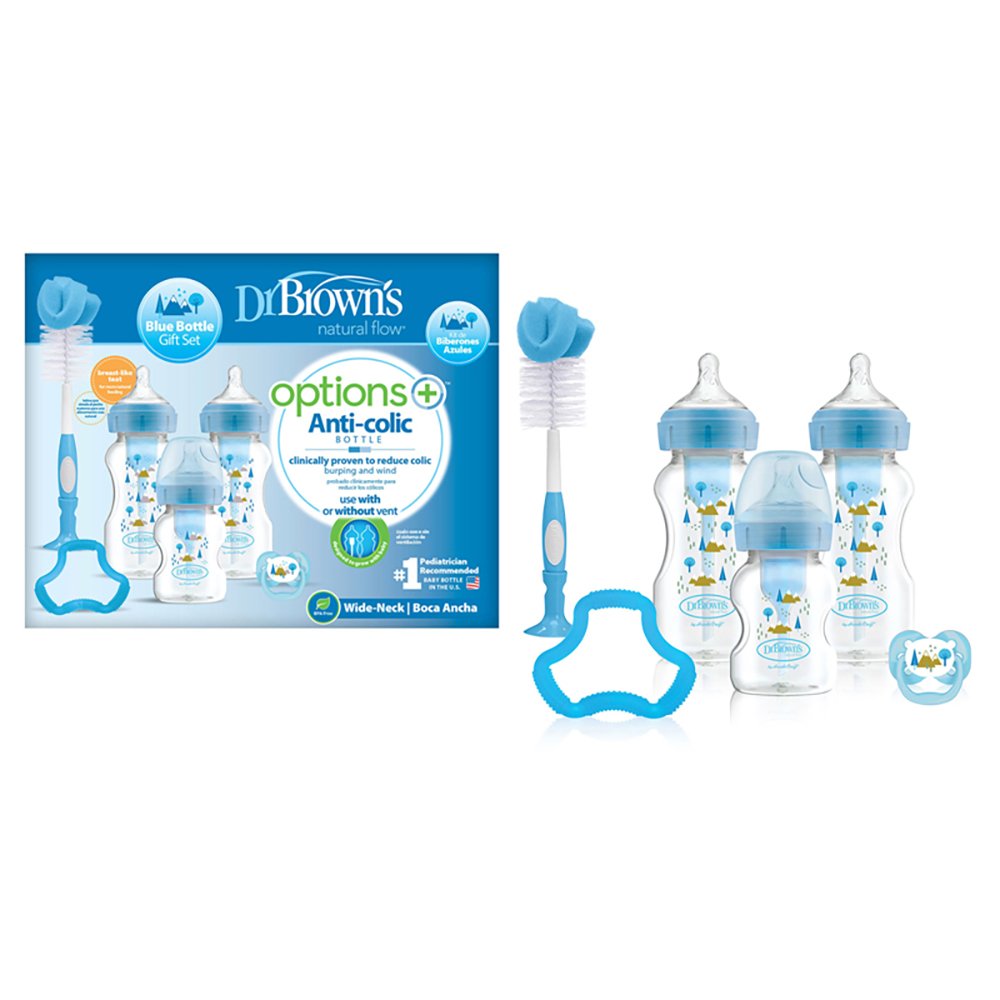 Dr Browns Options Plus Anti-Colic Blue Giftset