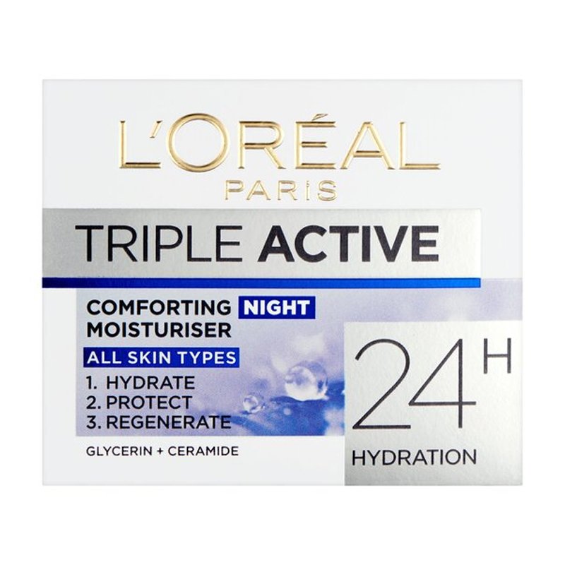 Loreal Triple Active Night Cream All Skin Types 50ml