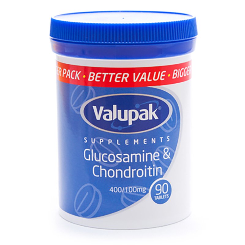 Valupak Bigger Value Supplements Glucosamine And Chondroitin Capsules 400-100Mg 90s