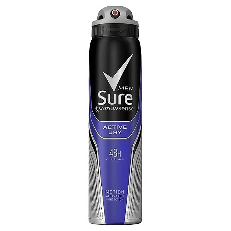Sure Men Active Dry Anti Perspirant Deodorant 250ml