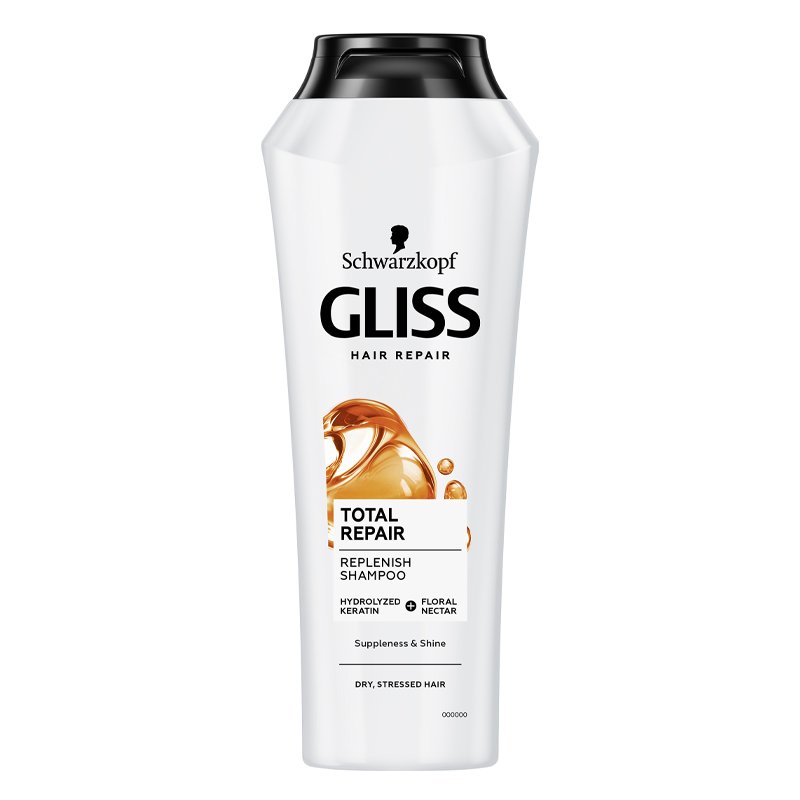Gliss Total Repair Replenish Shampoo 250ml