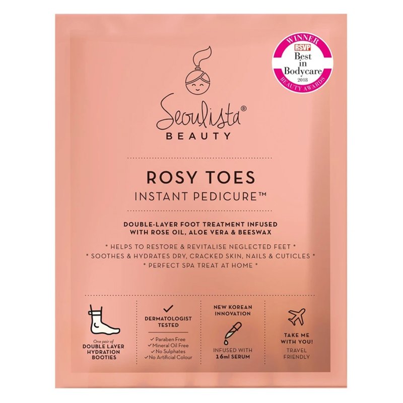 Seoulista Rosy Toes Instant Pedicure