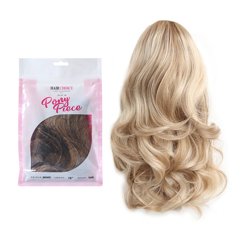Hair Choice Pony Piece Luxury Synthetic Hair Extensions BelAir 16inch Curly