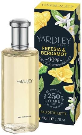 Yardley Freesia And Bergamot 50ml Edt Spr