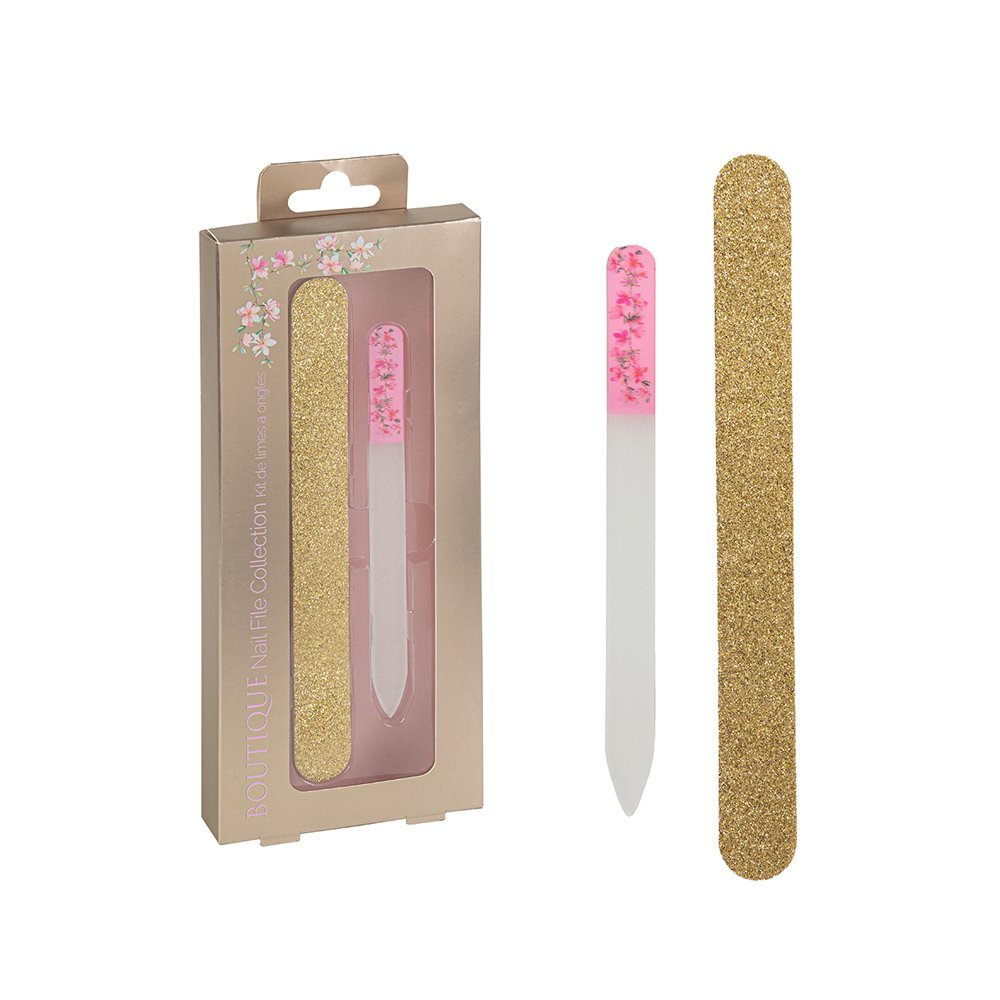 Royal Cosmetics Boutique Floral Nail File Duo