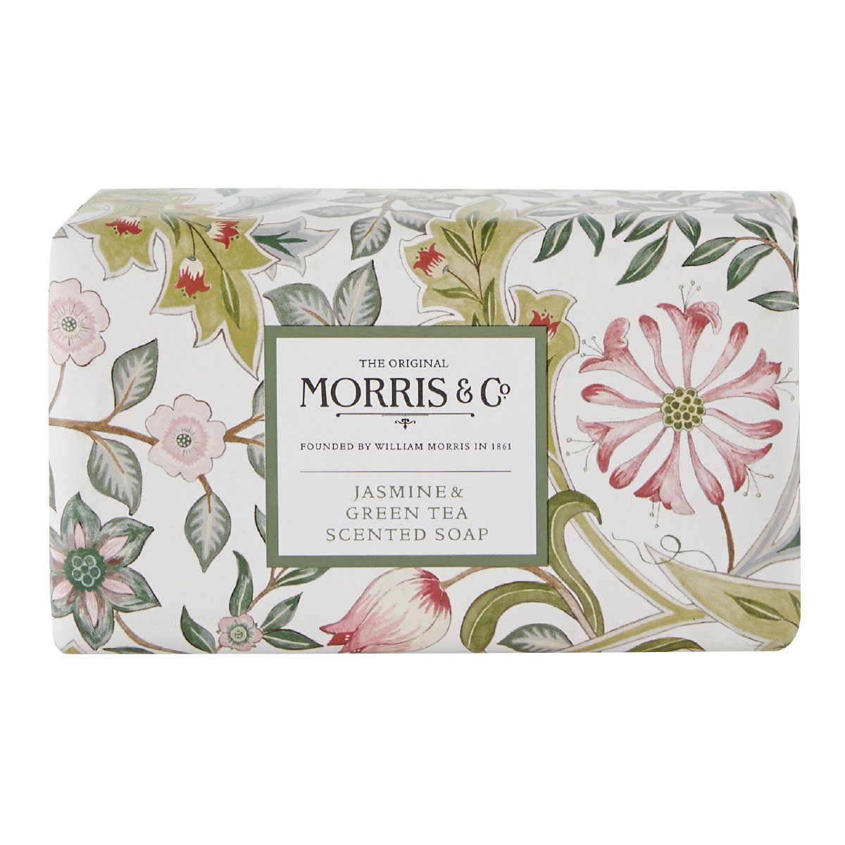 Heathcote And Ivory Morris And Co Jasmine And Green Tea 230g Scented Soap