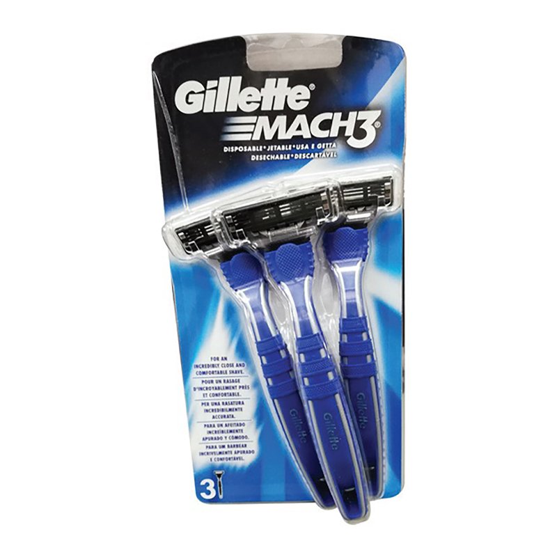 Gillette Mach 3 Manual Disposable Razors 3s