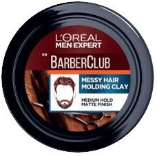 Loreal Men Expert Barber Club Messy Hair Moulding Clay 75ml
