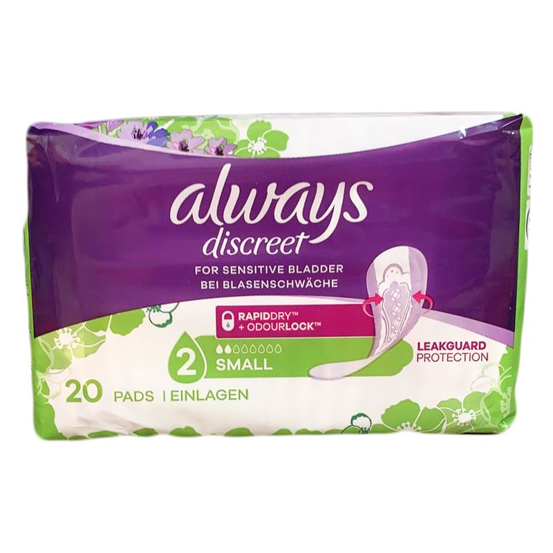 Always Discreet Small Incontinence Pads 20s