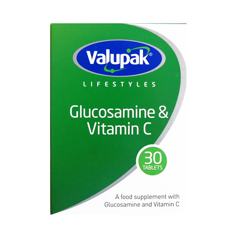 Valupak Lifestyles Glucosamine 1500Mg Vitamin C Tablets 30s