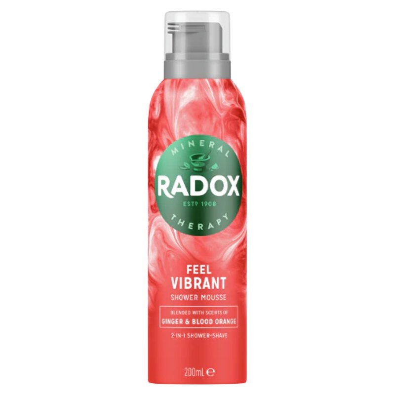 Radox Feel Vibrant Shower Mousse 200ml