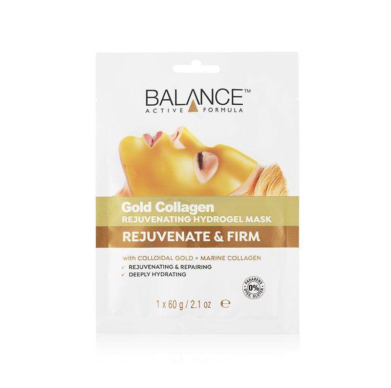 Balance Active Formula Gold Collagen Rejuvenating Hydrogel Face Mask 60g