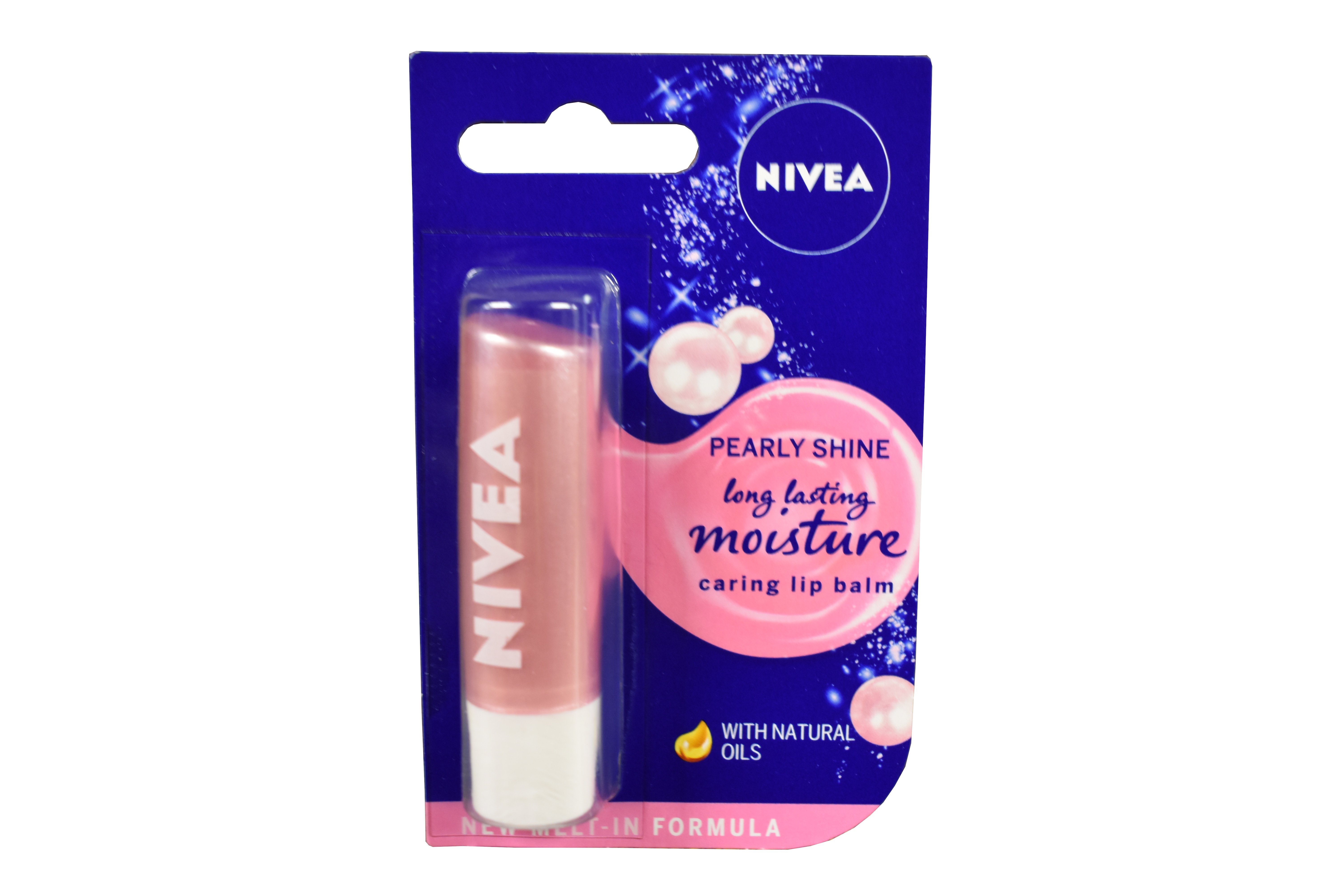 Nivea Pearly Shine Caring Lip Balm Stick 4.8g