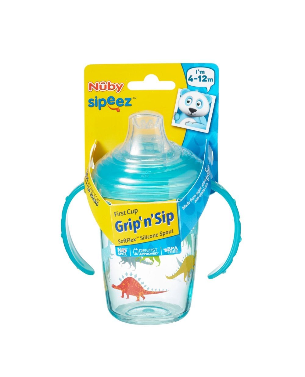 Nuby Tritan Grip N Sip Cup 240ml 0-12 Months