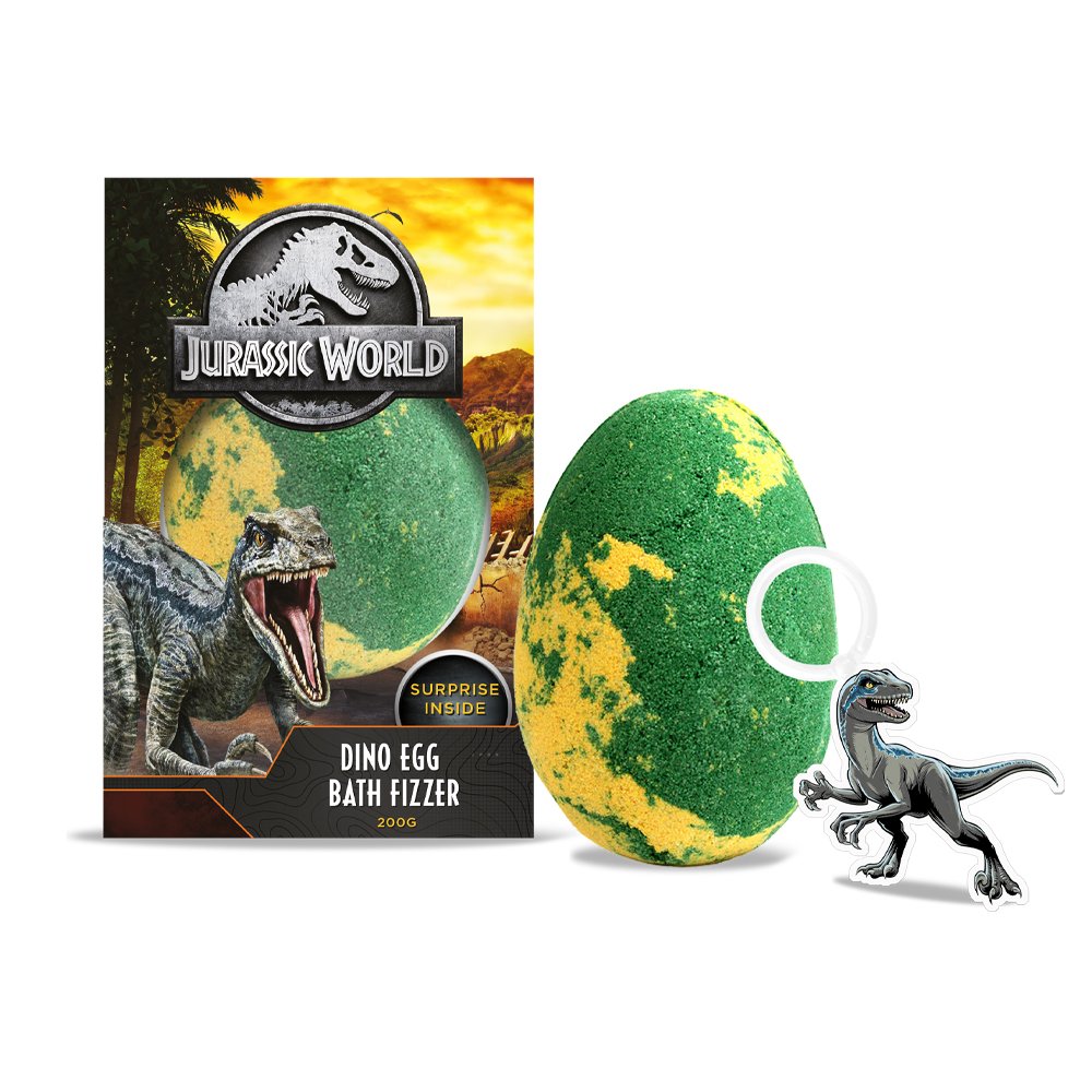 Jurassic World Dinosaur Egg Bath Fizzer Giftset