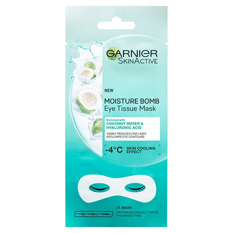 Garnier Skin Active Moisture Bomb Coconut Water Eye Tissue Mask 6g