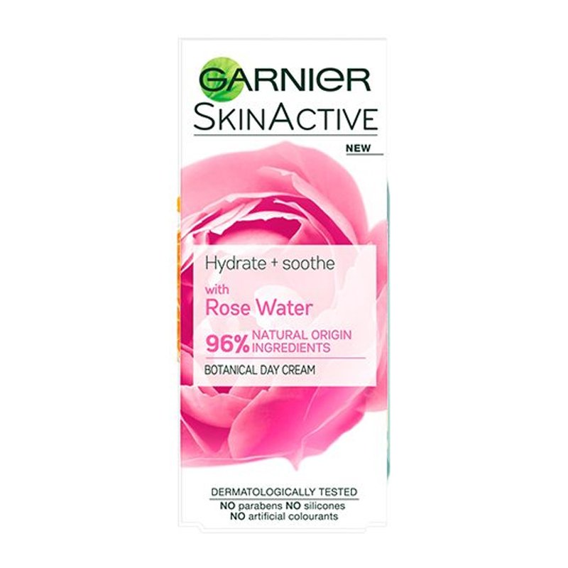 Garnier Skin Active Day Cream Hydrate And Soothe With Rose Water 50ml