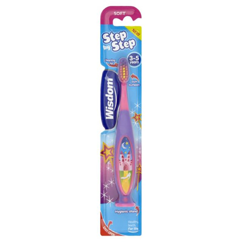 Wisdom Step By Step Soft Toothbrush 3-5 Years