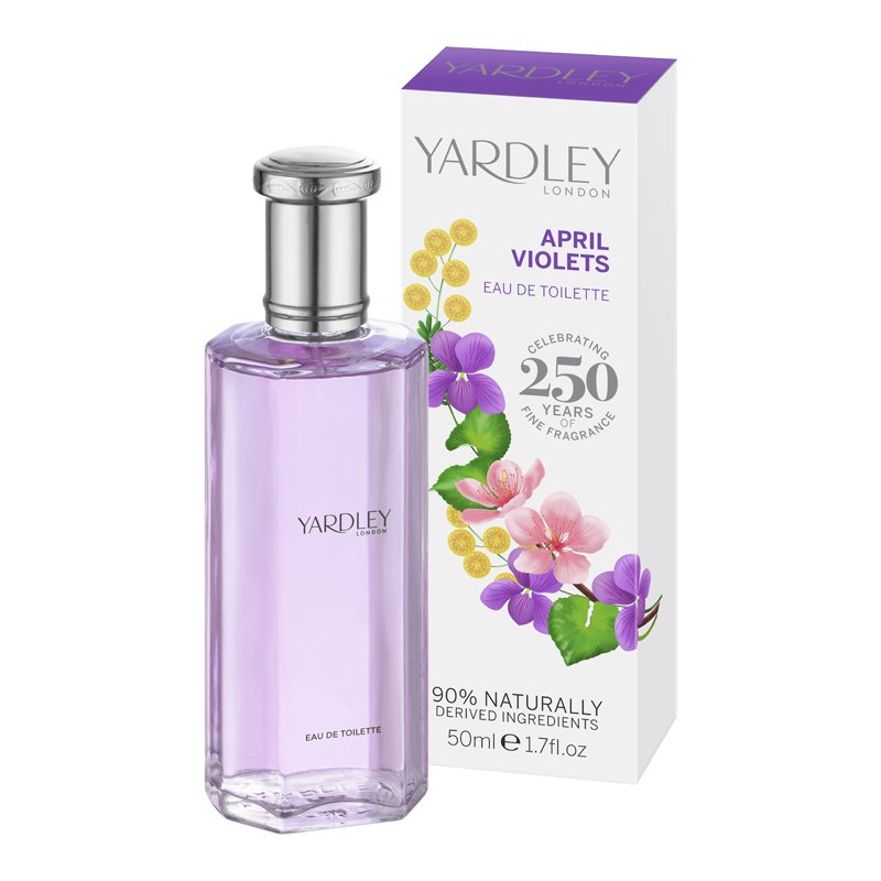 Yardley April Violets 50ml Edt Spr