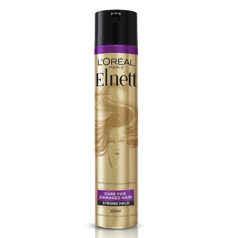 Loreal Elnett Care For Damaged Hair Strong Hold Hairspray 200ml