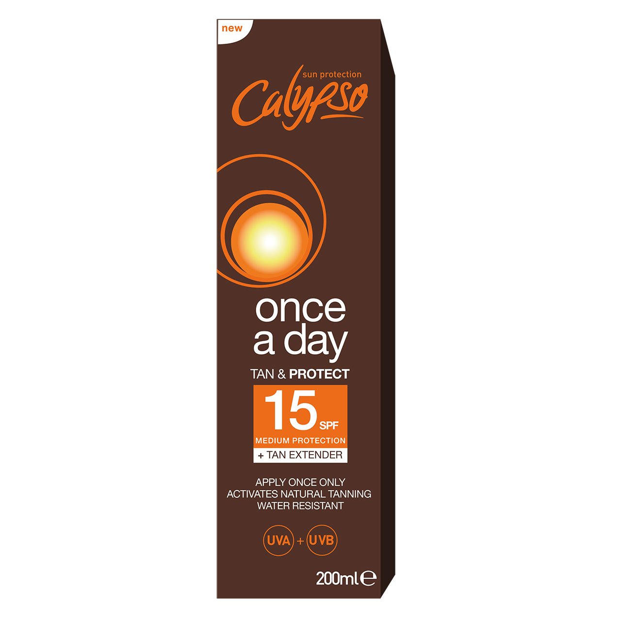 Calypso Once A Day Tan And Protect SPF15 200ml