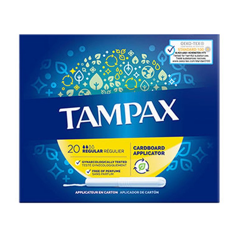Tampax Regular Applicator Tampons 20s