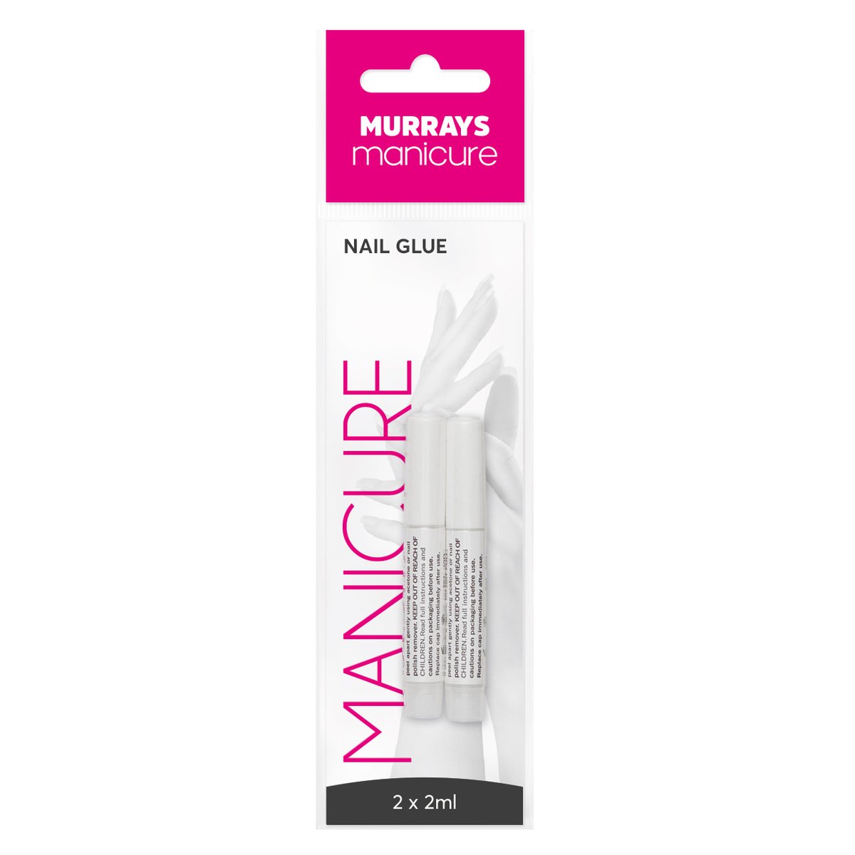 Murrays Manicure Nail Glue 2x 2ml