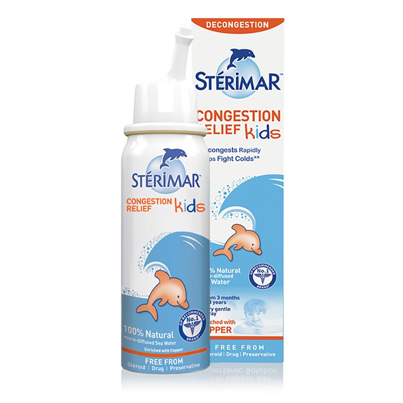 Sterimar Kids Congestion Relief Hypertonic Nasal Spray 3 Months- 3 Years 50ml