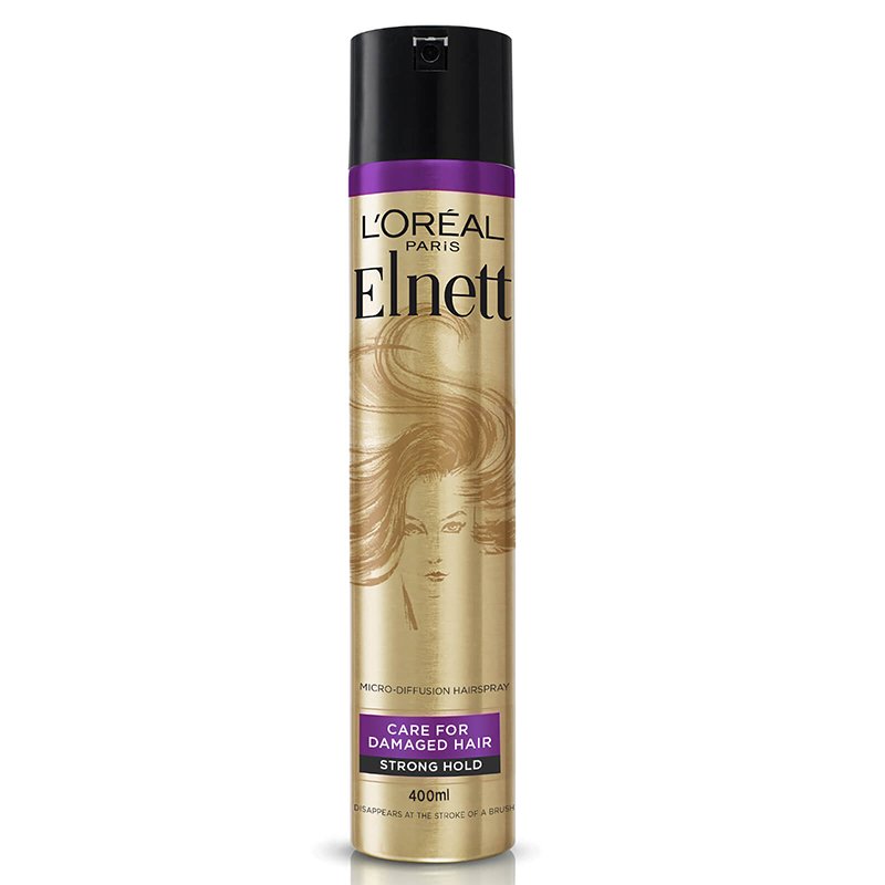 Loreal Elnett Care For Damaged Hair Strong Hold Hairspray 400ml