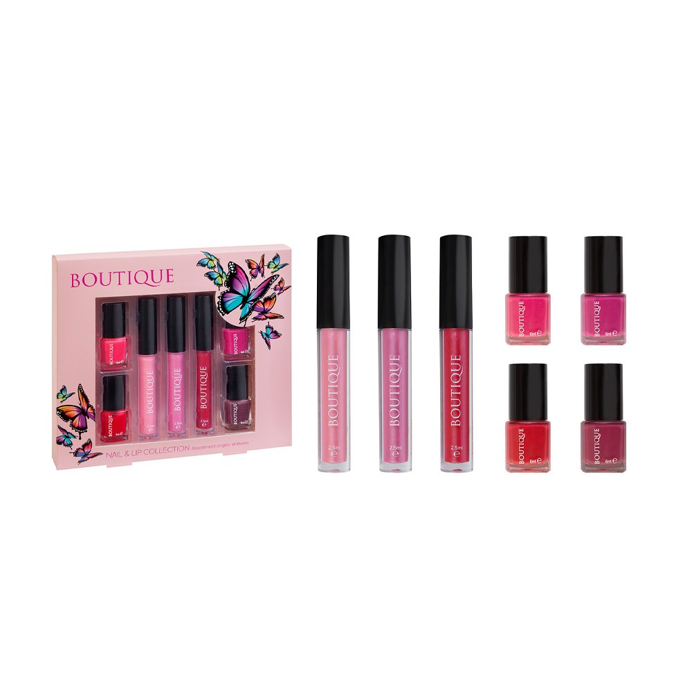 Royal Cosmetics Boutique Butterfly Nail And Lip Collection